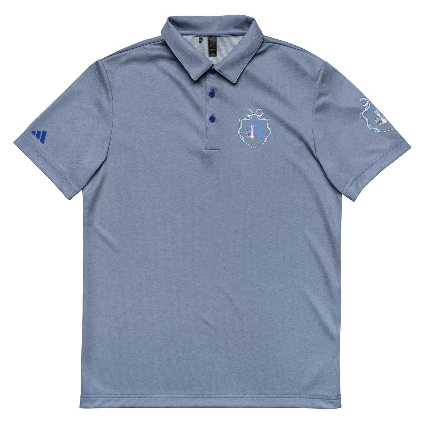 adidas space-dyed polo