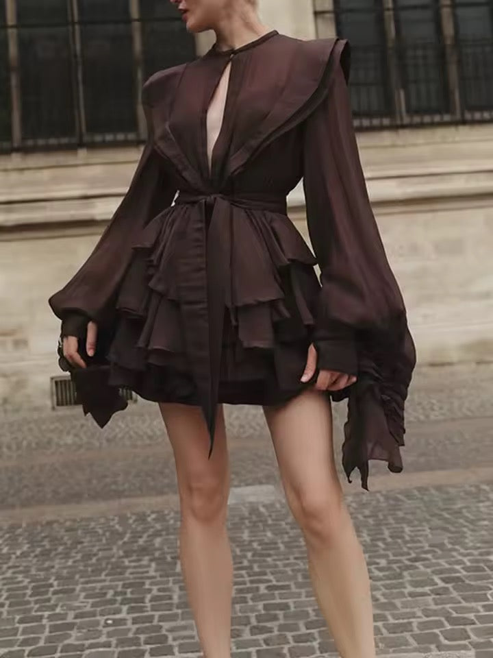 Asymmetric Flow Dress