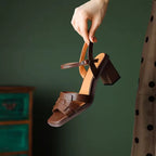 Handmade Leather Chunky Sandals
