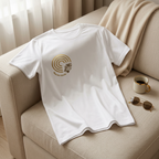 Round-Neck Basic Cotton T-shirt