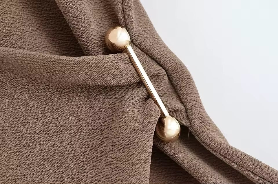 Asymmetric Wrap V-Neck Vest