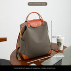 Stylish High-Quality Nylon Backpack with Large Capacity, Lightweight and Durable for Business Travel and Daily Commute