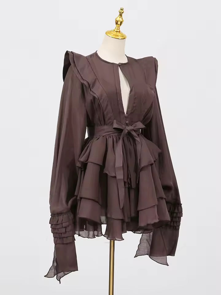 Asymmetric Flow Dress