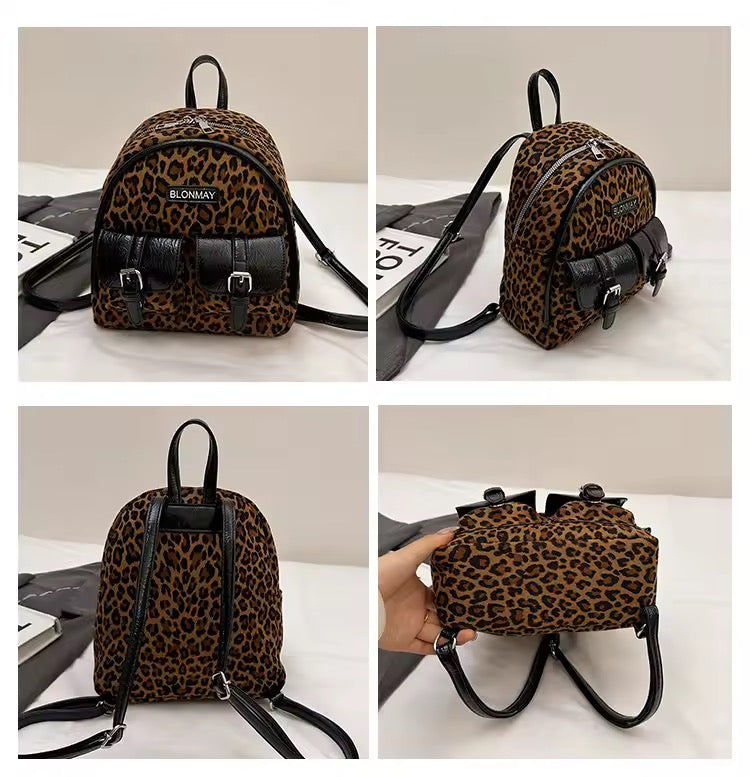 Leopard Luxe Daily Backpack