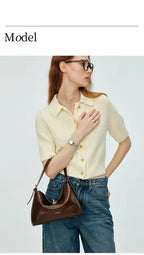 LA FESTIN Parisian Leather Shoulder Bag