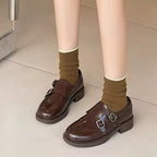 AIYUQI British Style Leather Loafers