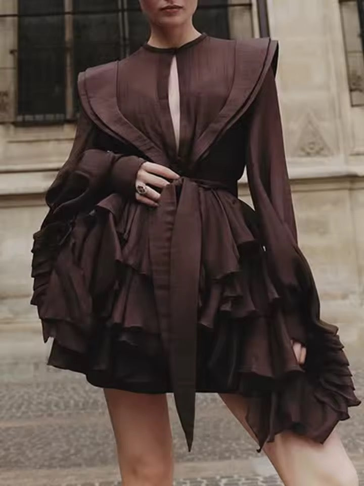 Asymmetric Flow Dress