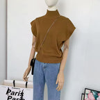 Elegant Knit V-Neck Blouse