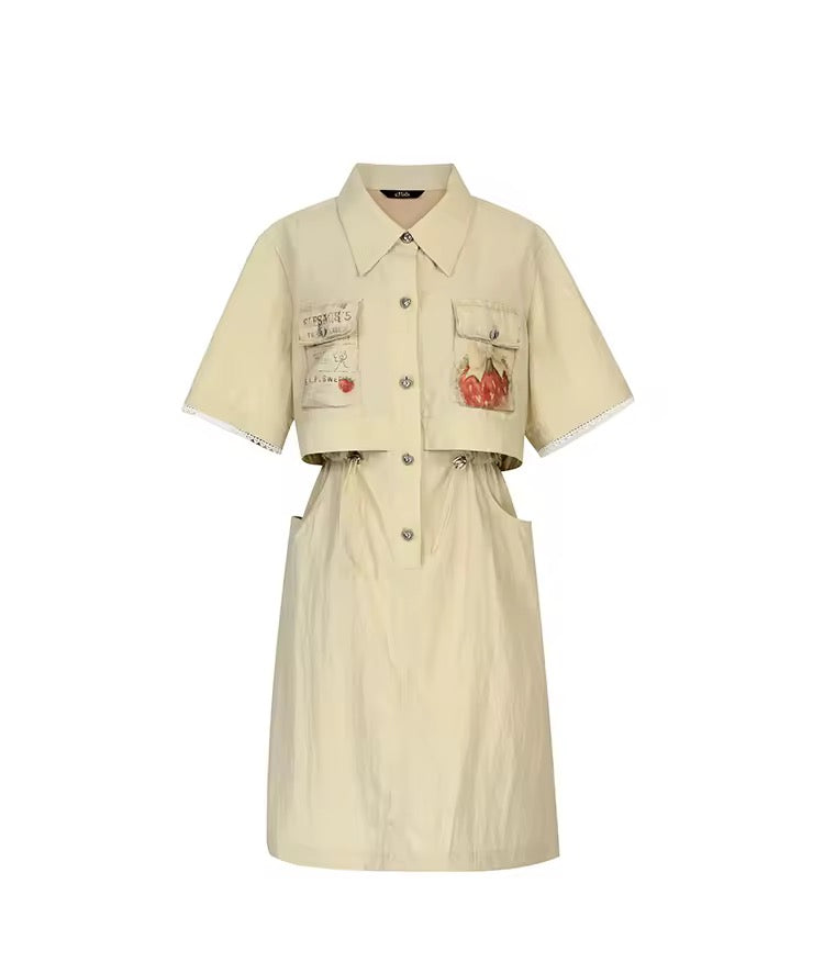 Vintage Strawberry Dress