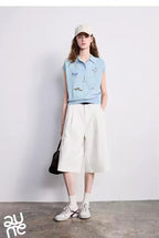 Ice Silk Embroidered Polo