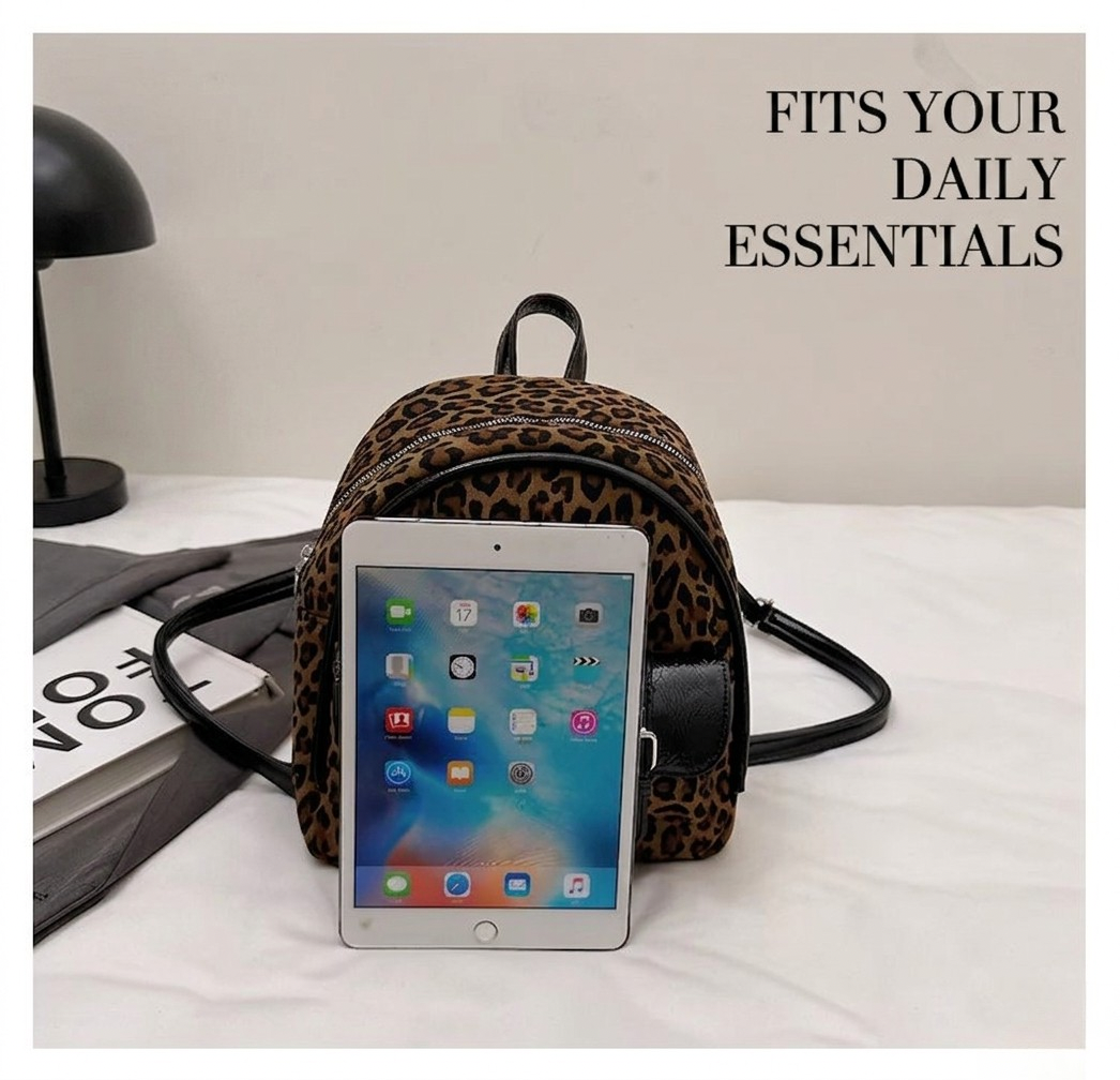 Leopard Luxe Daily Backpack
