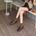 AIYUQI British Style Leather Loafers