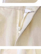 Minimalist High-Waisted Wide-Leg Pants