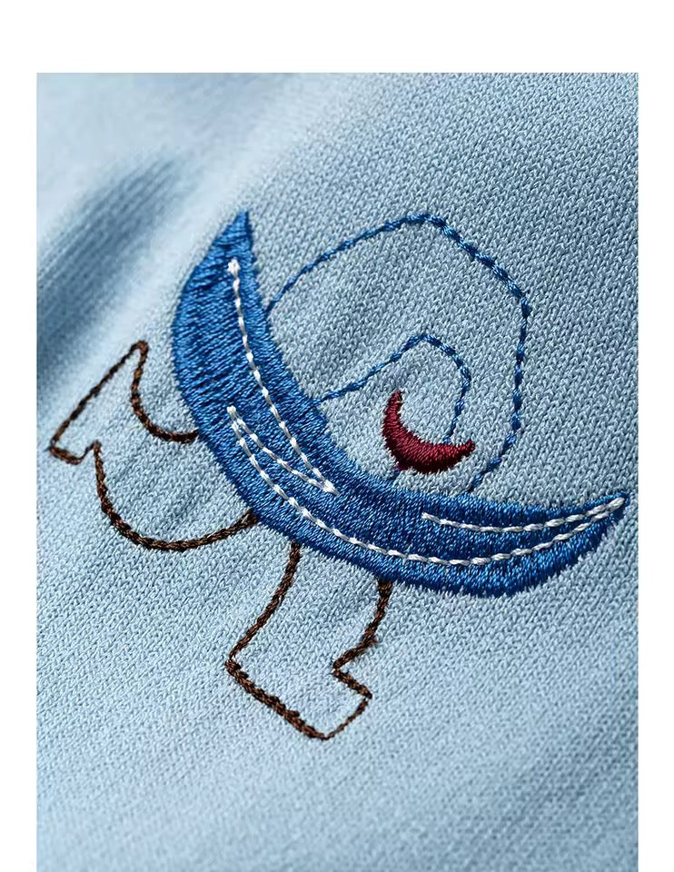 Ice Silk Embroidered Polo