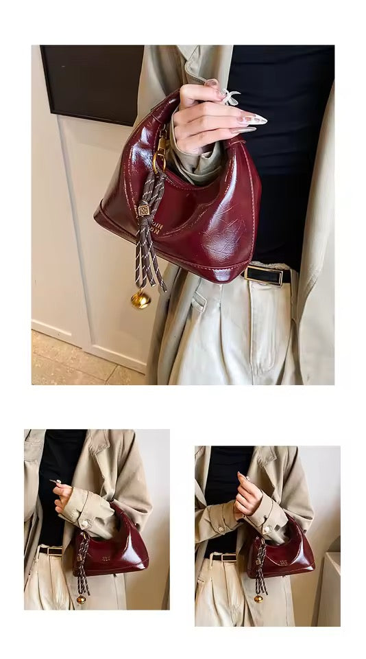 The High-Shine Hobo Bag