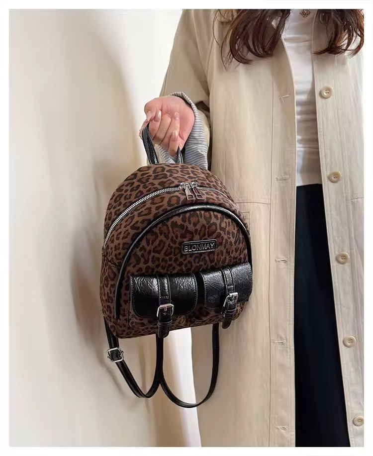 Leopard Luxe Daily Backpack