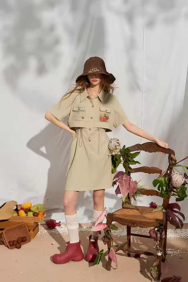 Vintage Strawberry Dress