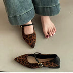 Leopard Mary Jane Pumps