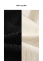Asymmetric Contrast Midi Dress