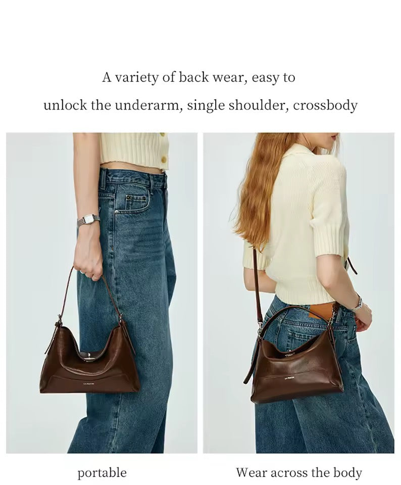 LA FESTIN Parisian Leather Shoulder Bag