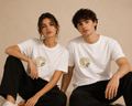 Round-Neck Basic Cotton T-shirt