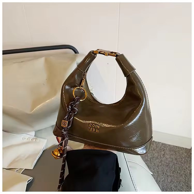The High-Shine Hobo Bag