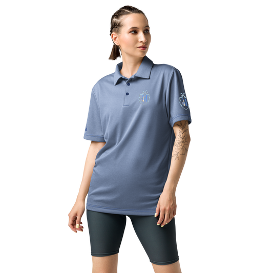 adidas space-dyed polo