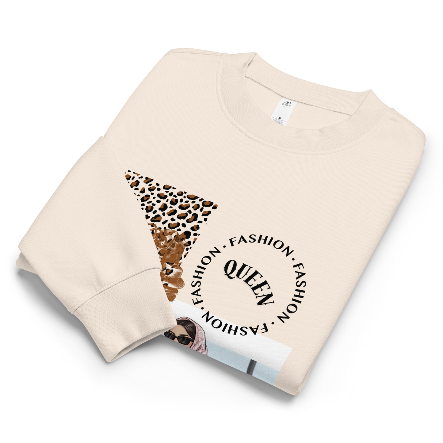 relax crew neck sweatshirt