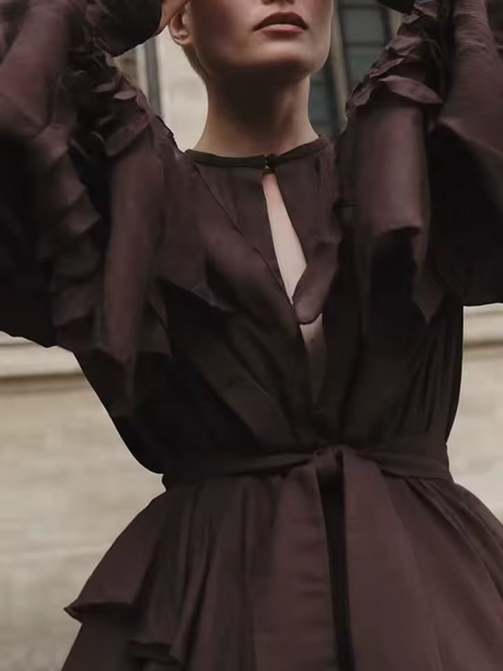 Asymmetric Flow Dress