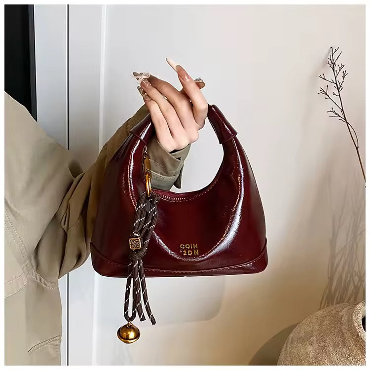 The High-Shine Hobo Bag