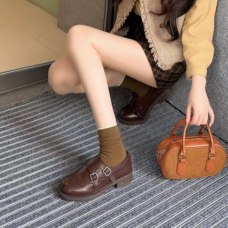 AIYUQI British Style Leather Loafers