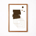 Vertical canvas with frame