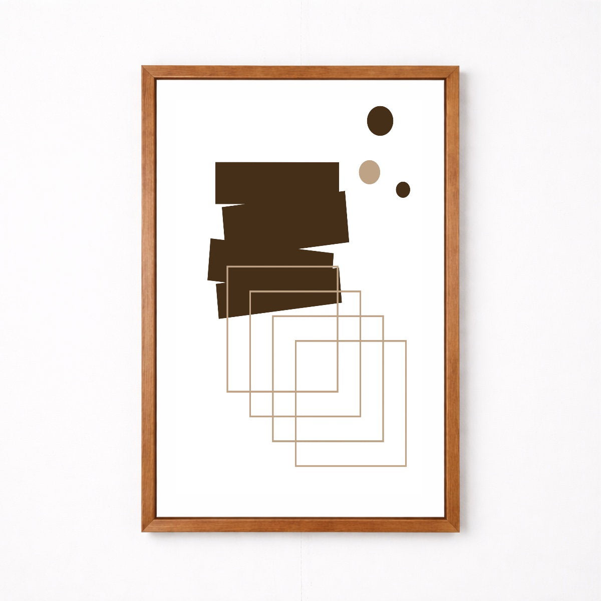 Vertical canvas with frame
