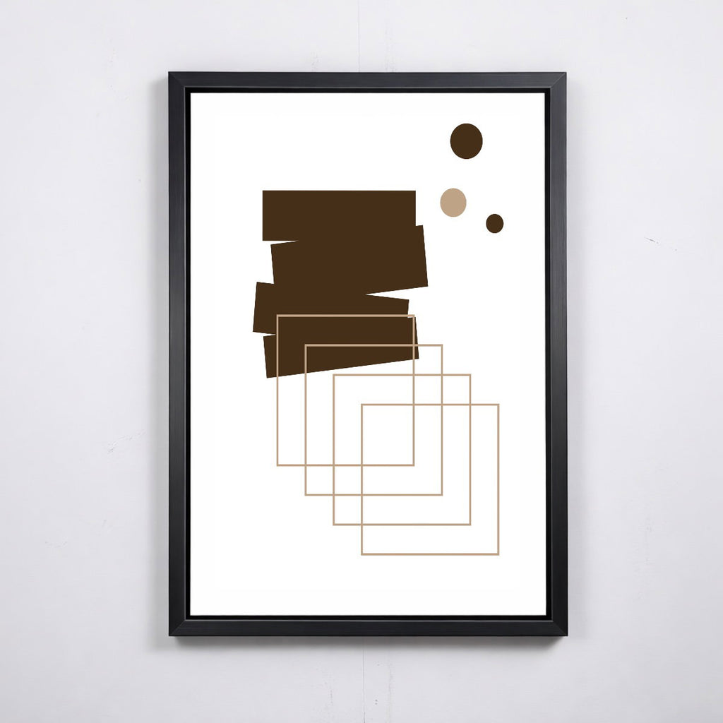 Vertical canvas with frame