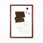 Vertical canvas with frame