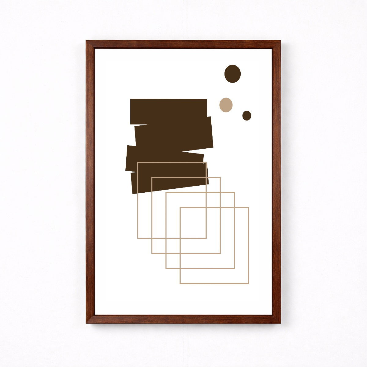 Vertical canvas with frame
