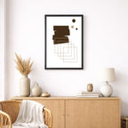 Vertical canvas with frame