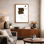 Vertical canvas with frame