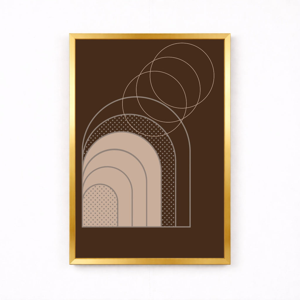 Vertical canvas with frame