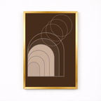 Vertical canvas with frame