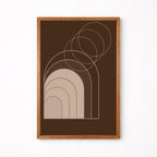 Vertical canvas with frame