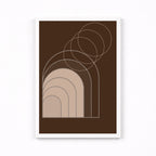 Vertical canvas with frame
