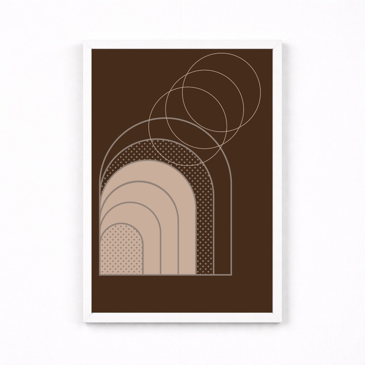 Vertical canvas with frame
