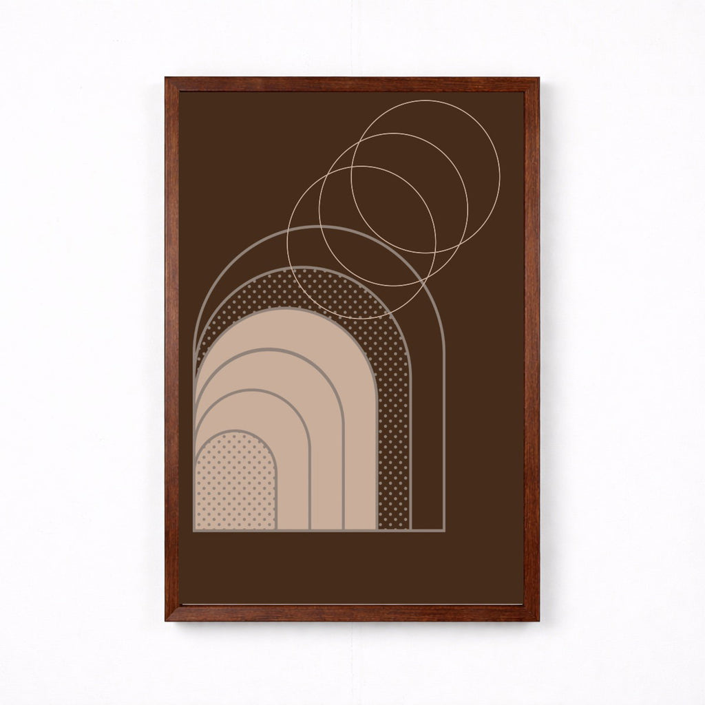 Vertical canvas with frame