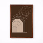 Vertical canvas with frame