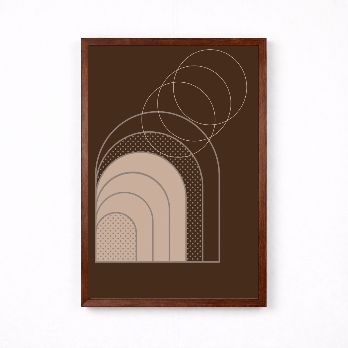 Vertical canvas with frame