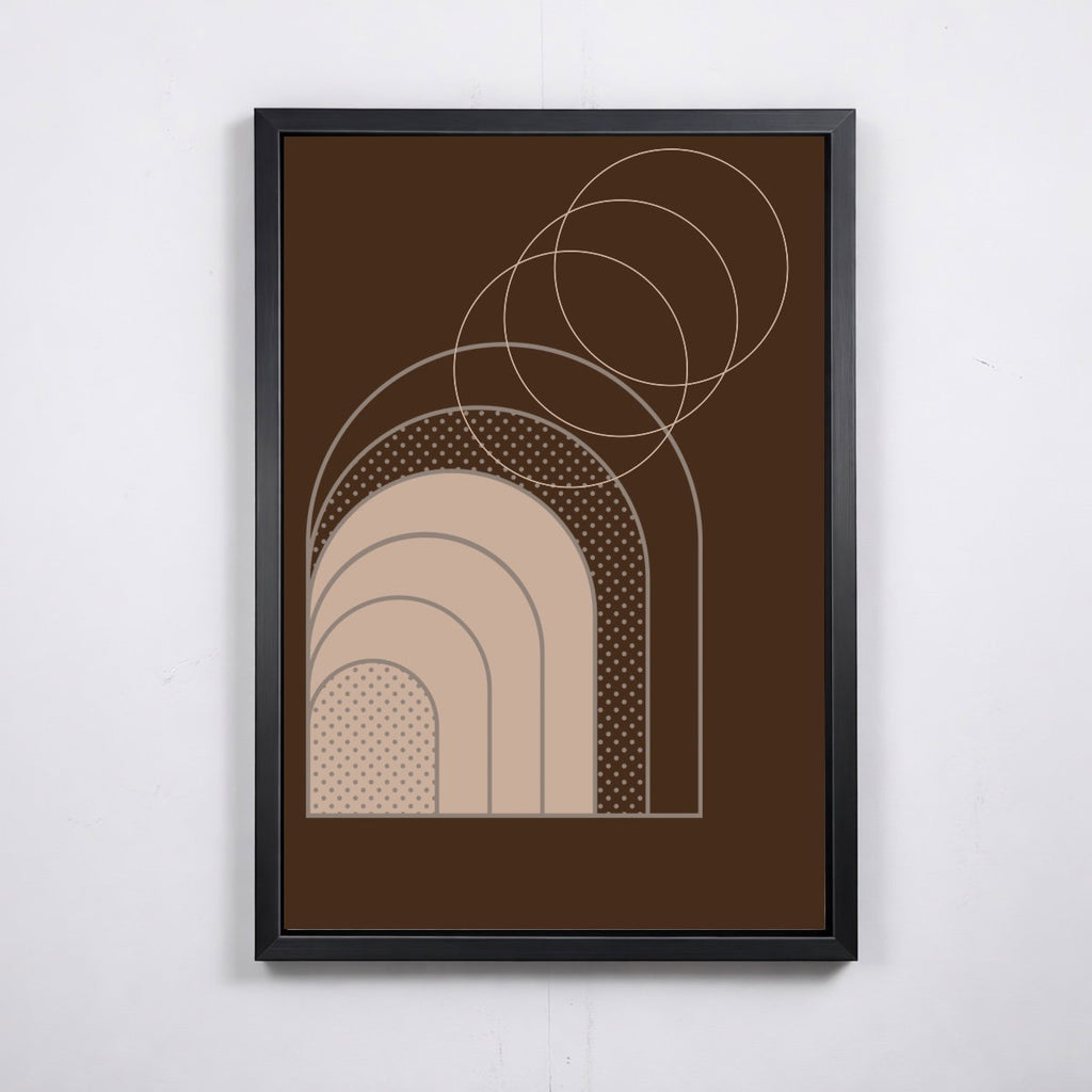 Vertical canvas with frame