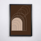 Vertical canvas with frame