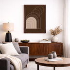 Vertical canvas with frame