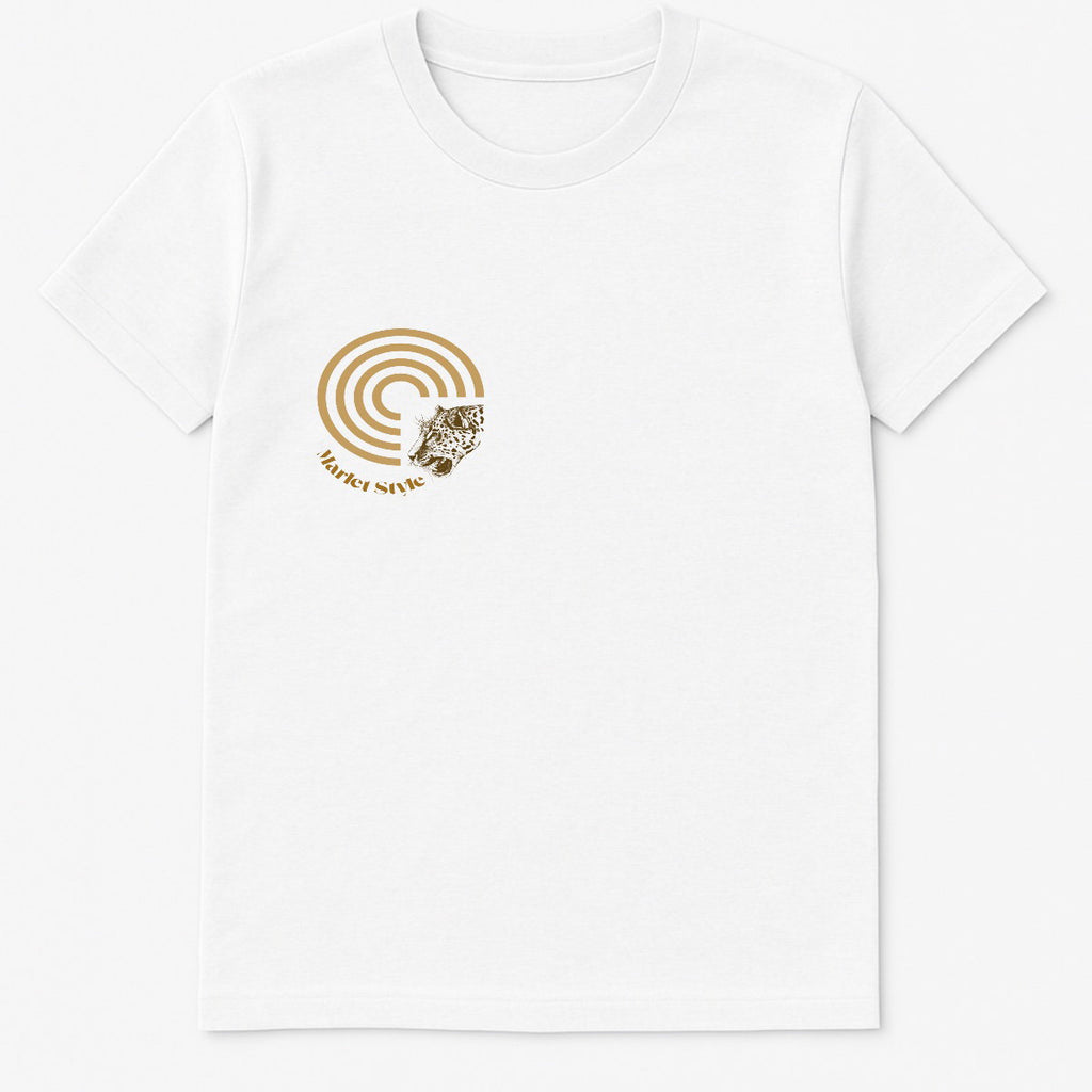 Round-Neck Basic Cotton T-shirt